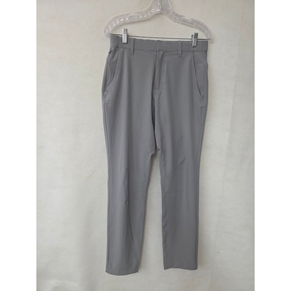 Fabletics Mens Only Pant Grey Performance Stretch Tapered Active Trousers 32x30